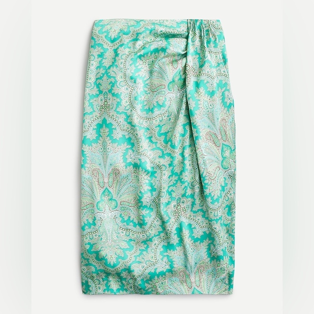 J. Crew Sarong Skirt in Ratti Pendant Paisley 0